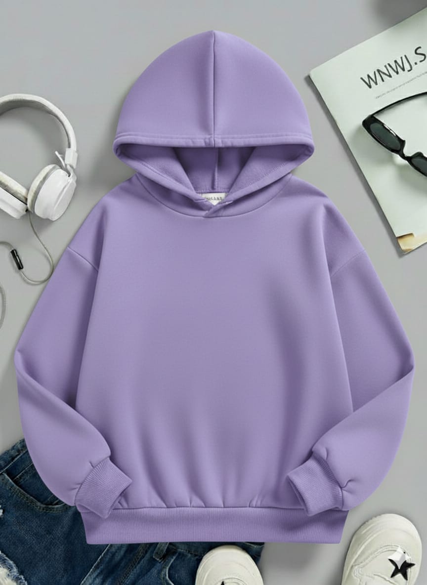 Lilac Oversized Hoodie | Aimora