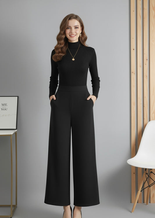 Black High-neck & Black Flapper