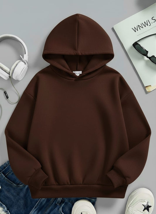 Brown Oversized Hoodie | Aimora